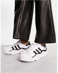 adidas Originals - Superstar millencon - chunky sneakers bianche e nere - Lyst