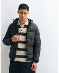 Blend - Hooded Padded Puffer Jacket - Lyst