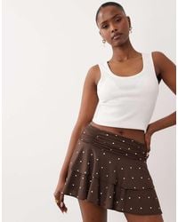 Gina Tricot - Mini Frill Skirt - Lyst