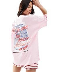 ASOS - Oversized T Shirt With Hot Sauce Graphic - Lyst
