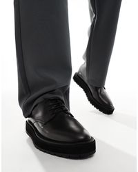 Walk London - – ace – derby-schuhe aus em glattleder - Lyst