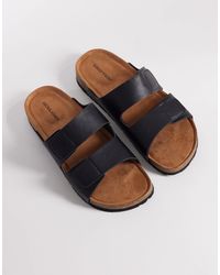 Jack & Jones - Faux Leather Strap Sandal - Lyst
