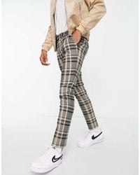 Pantalones cuadros bershka hombre hotsell
