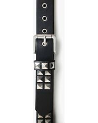 Bershka - Ceinture en imitation cuir à clous - Lyst
