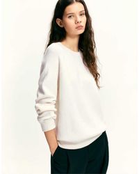 Pull&Bear - Oversize Round Neck Sweater - Lyst