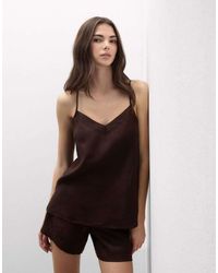 Intimissimi - The Pure Linen Plain-Weave Linen Top - Lyst