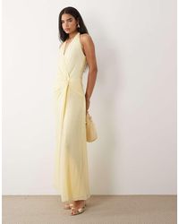 Forever New - Halter Neck Wrap Maxi Dress - Lyst