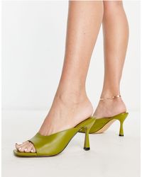 ONLY - Patent Heeled Mule Sandal - Lyst