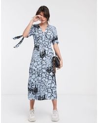 whistles blue maxi dress