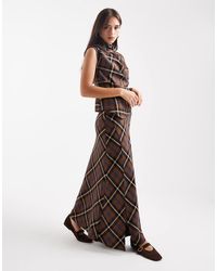 ASOS - Side Split Co-ord Maxi Skirt - Lyst