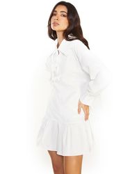 Glamorous - Babydoll Mini Dress - Lyst