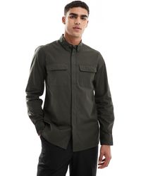 French Connection - French Connection Shirt With Double Breast Pockets - Lyst