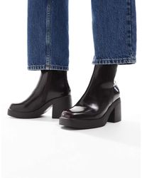 SEQWL - Botines Marrones Con Suela Gruesa Audi De - Lyst