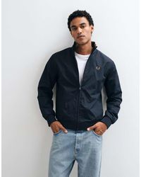 Fred Perry - Brentham Zip Through Logo Jacket - Lyst