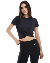 Nike - Women's One Classic Dri-fit Twist Short-sleeve Top - Lyst