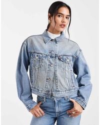 Levi's - Chaqueta Vaquera De Estilo Camionero Años 90 Con Canesú Wéstern De - Lyst