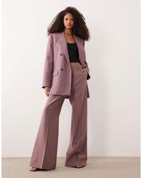 Mango - Bangkok Wool Mix Tailored Flared Trouser Co-ord - Lyst