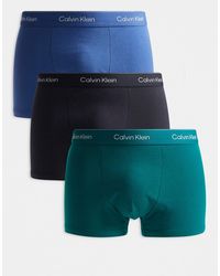 Calvin Klein - – icon cotton stretch – 3er-pack relaxed-fit-trunk-unterhosen - Lyst