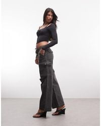 I.AM.GIA - Jaxxon Low Rise Oversized Wide Leg Cargo Trousers - Lyst