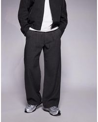 Prohibited - Pantalon club à pinces doubles - anthracite - Lyst