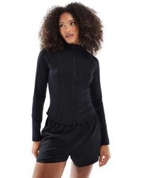 South Beach - Long Sleeved Zip Up Top - Lyst