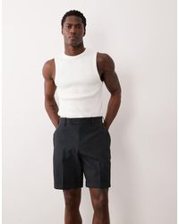 ASOS - Linen Rich Tailored Regular Shorts - Lyst