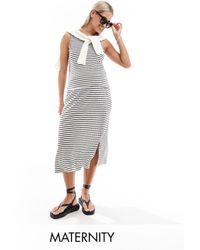 Mama.licious - Mamalicious Maternity Fine Knit Midi Skirt Co-ord - Lyst