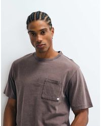 Farah - Stacy Short Sleeve Garment Dye Pocket Logo T-shirt - Lyst