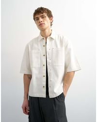 TOPMAN - Giacca Corta Comoda Con Maniche Corte - Lyst