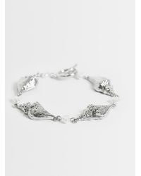 ASOS - T-bar Bracelet With Conch Shell Design - Lyst