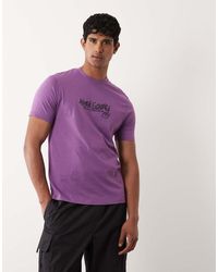 ARMANI EXCHANGE - Central Logo T-shirt - Lyst