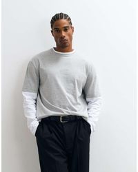 ASOS - Slim Fit T-Shirt With Double Layer - Lyst