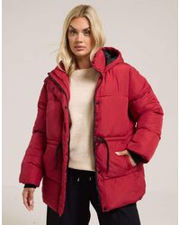 Yours Clothing - Short Padded Coat - Lyst