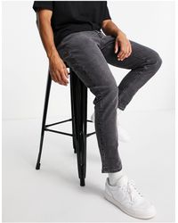 SELECTED - – eng geschnittene karotten-jeans aus bio-baumwolle - Lyst