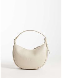 Mango - Faux Leather Half Moon Handbag - Lyst