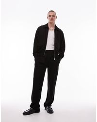 TOPMAN - Premium Straight Fit Twill jogger - Lyst