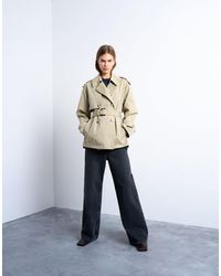TOPSHOP - – kurzer trenchcoat - Lyst