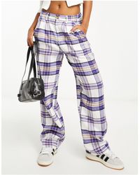 Obey - Max Plaid Trousers - Lyst