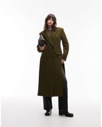 ARKET - Wool Mix Double Breasted Maxi Coat - Lyst