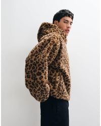 ASOS - Veste en faux-fur à pois - Lyst