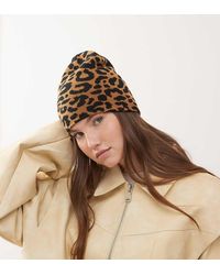 Collusion - Gorro Con Estampado De Leopardo De - Lyst