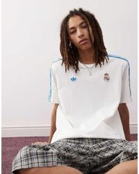 adidas Originals - Adidas Football Real Madrid Icon T-shirt - Lyst