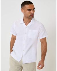 Threadbare - Linen Cotton Blend Short Sleeve Shirt - Lyst