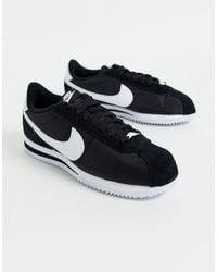 nike cortez white suede