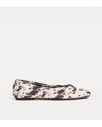 Stradivarius - – ballerinas mit mehrfarbigem animalprint - Lyst