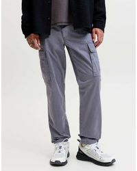 Jack & Jones - Kane Mid Waist Relaxed Fit Cargo Trousers - Lyst