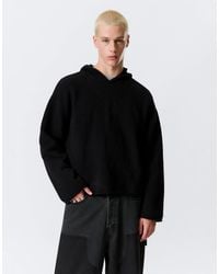 Weekday - Wool Blend Slouchy Fit Knitted Hoodie - Lyst