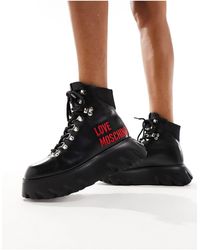 Love Moschino - Trek Ankle Boots - Lyst