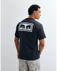 Obey - Eyes Logo Back Graphic Short Sleeve T-shirt - Lyst