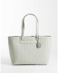 ARMANI EXCHANGE - Liz Pebbled Shopper Bag - Lyst